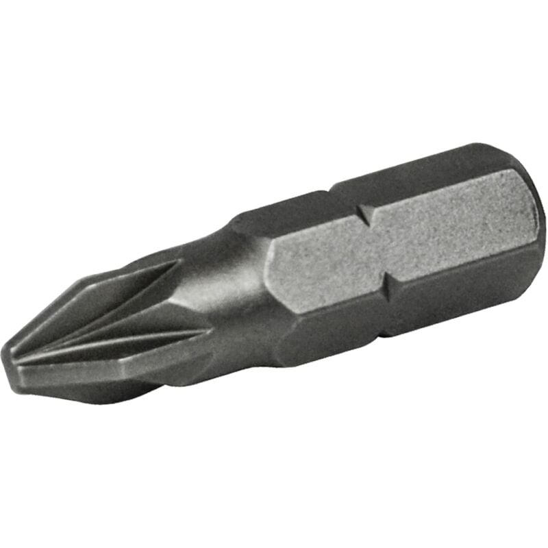 Faithfull - Pozi S2 Grade Steel Screwdriver Bits PZ2 x 25mm (Pack 25) FAISBPZ225B