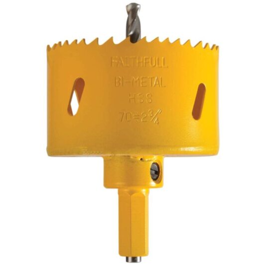 Faithfull - Soffit Cutter Holesaw 70mm One Piece FAIHS70SOFIT