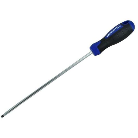 Faithfull - Soft Grip Screwdriver Parallel Slotted Tip 5.5 x 200mm FAISDP200