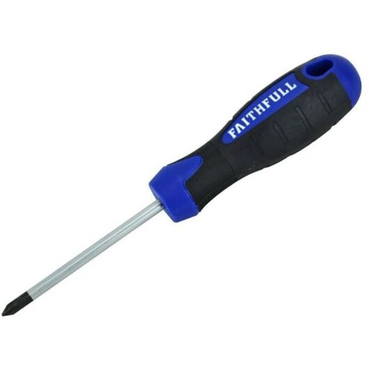 Faithfull - Soft Grip Screwdriver Phillips Tip PH1 x 75mm FAISDPH1