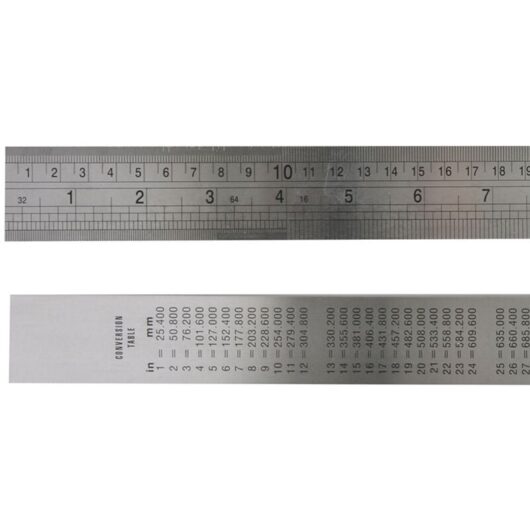 Fisher F39ME Steel Rule 1 Metre / 39in