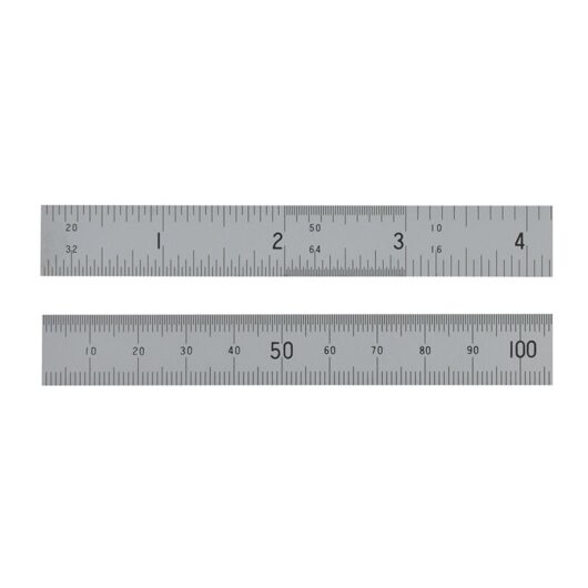 Fisher Satin Chrome Rule 150mm/6in FISC06