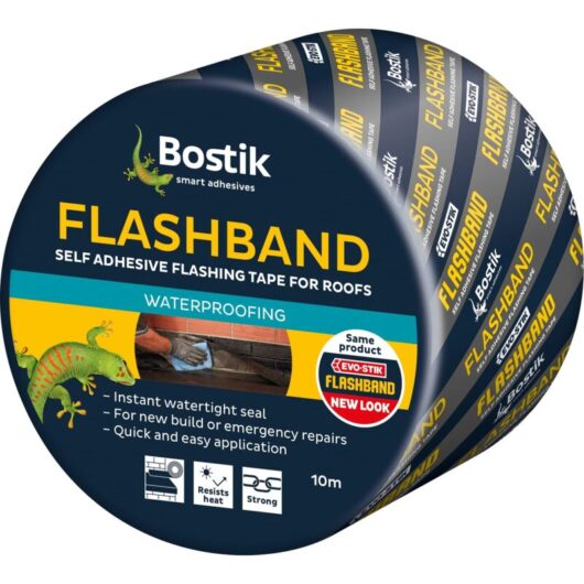 Flashband Roll Grey 75mm x 10m