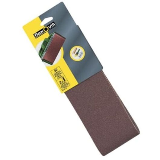 Flexovit - Cloth Sanding Belt 610 x 100mm Medium 80G (Pack 2) FLV26478