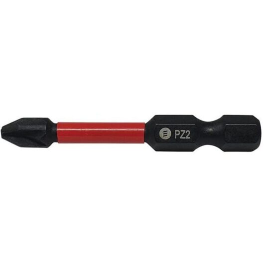 ForgeFast Pozidriv Compatible Impact Bit PZ2 x 50mm (Card 2) FORFFPZ250 - Forgefix