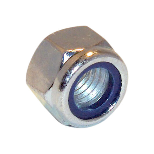 Forgefix - 100NYLOC4 Hexagon Nut & Nylon Insert zp M4 Bag 100 FORNYLOC4M