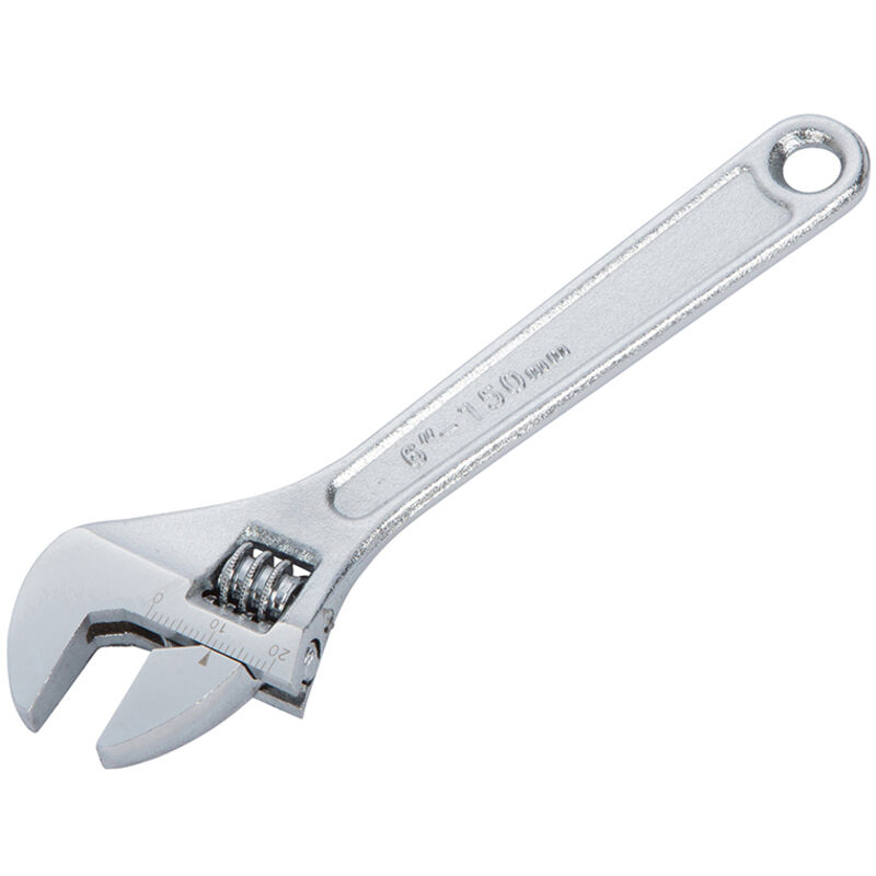 Forgefix - BlueSpot Tools Adjustable Wrench 150mm 6in Chrome Jaw Capacity 21mm B/S06102
