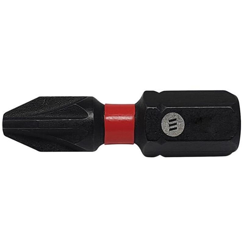 Forgefix - ForgeFast Pozidriv Compatible Impact Bit PZ2 x 25mm (Box 50) FORFFPZ225