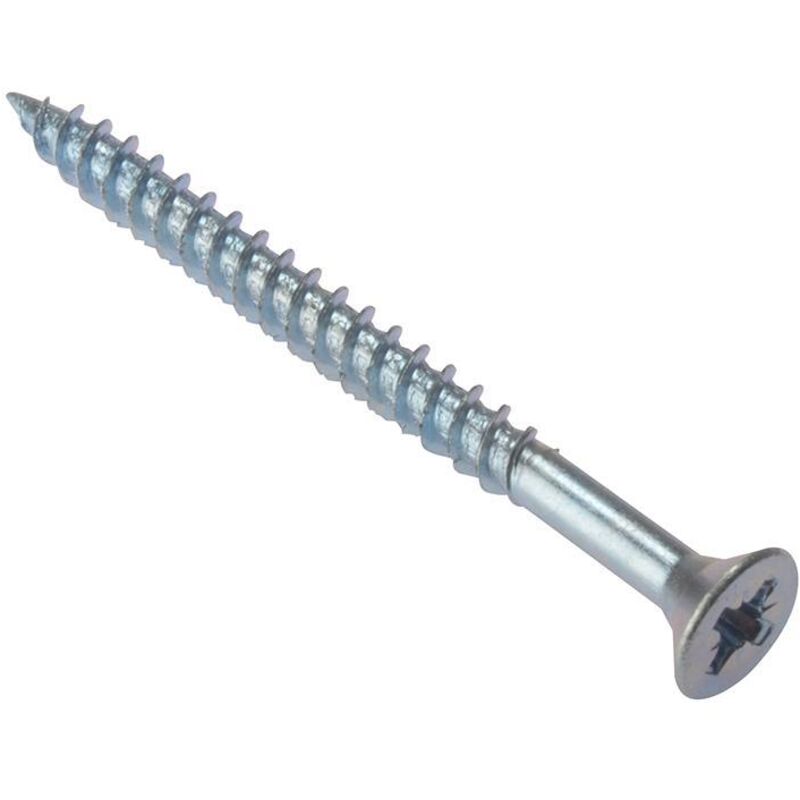 Forgefix - General Purpose Pozi Compatible Screw Csk tt zp 1/2IN x 8 Box 200