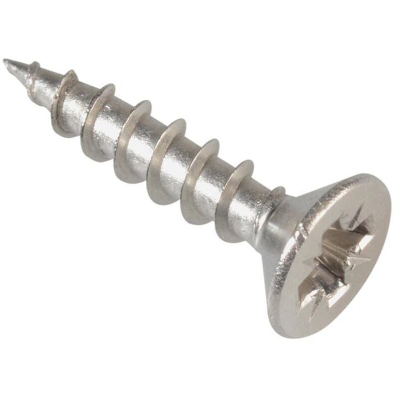 Forgefix - Multi-Purpose Pozi Compatible Screw csk st S/Steel 3.5 x 16mm Box 200 f