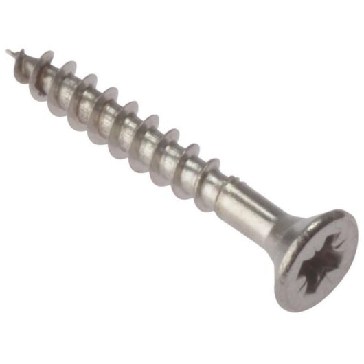 Forgefix - Multi-purpose Pozi Compatible Screw Csk st S/Steel 3.5 x 25MM Box 200
