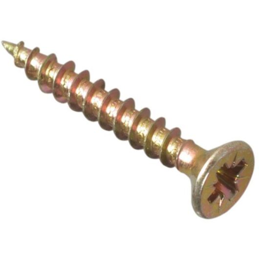 Forgefix - Multi-purpose Pozi Compatible Screw Csk st zyp 3.0 x 25MM Box 200