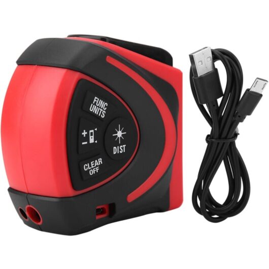 Gotrays - LTM-T30 2 in 1 Digital Laser Tape Measure, 30M Rangefinder and 5M Tape Measure