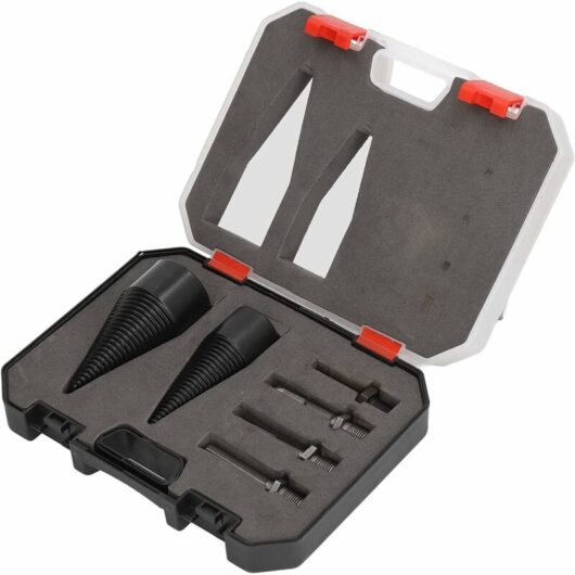 Héloise - Wood Splitter Drill Bit Heavy Duty Drilling Screw Detachable Cone Screwdriver Firewood Log Splitter Drill Bit