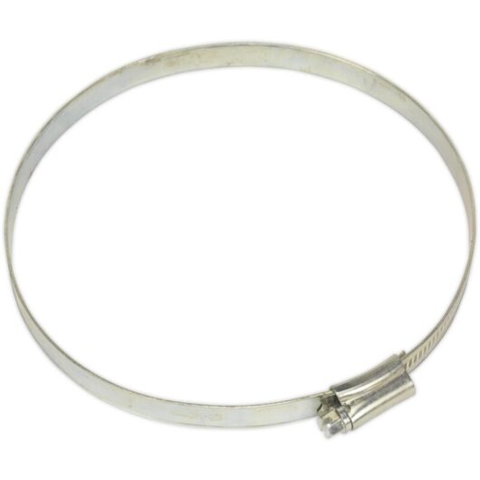 Hose Clip Zinc Plated 120-140MM Pack of 10 - Sealey