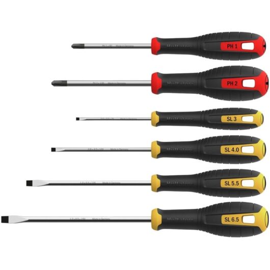 Hultafors - Phillips & Slotted Screwdriver Set, 6 Piece - HUL444405