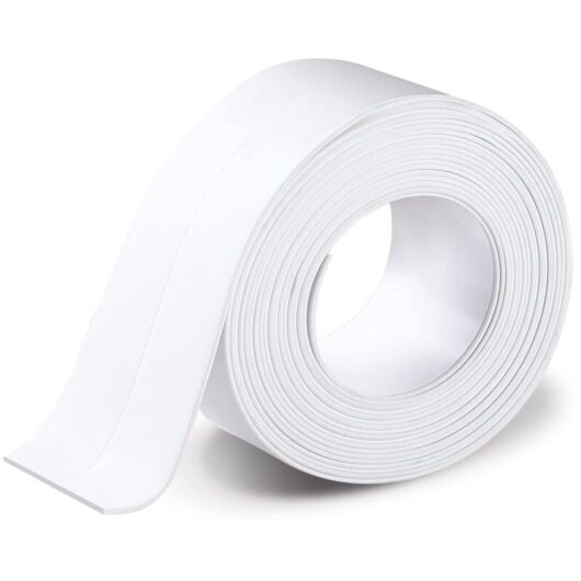 Ikodm - Sealing Strip for Bathroom, Kitchen, Shower, Accessories White, Size: 3.2m x 3.8cm
