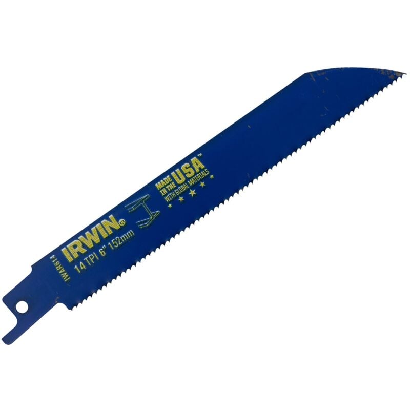 Irwin - 10504143 614R Bi-Metal Sabre Saw Blades for Metal Cutting 150mm Pack of 25 IRW10504143