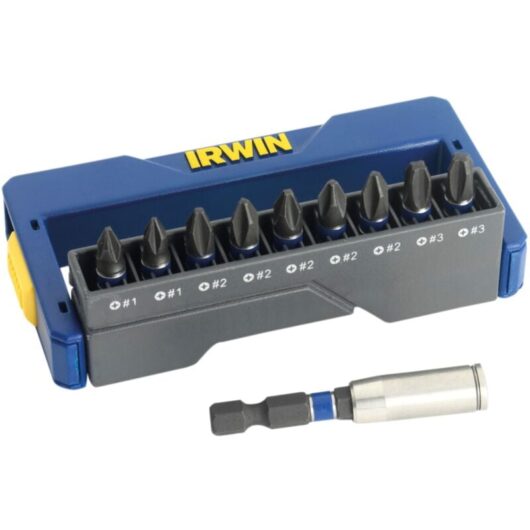 Irwin - Phillips Impact Screwdriver Bit Set, 10 Piece IRW1923419