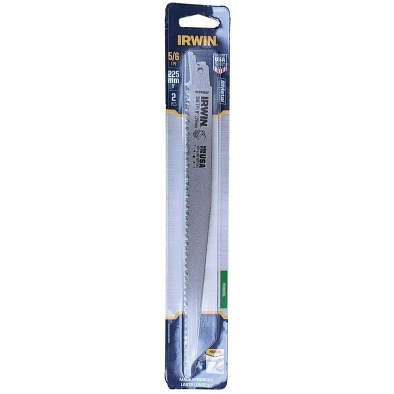 Irwin - Wood Pruning Sabre Saw Blade 225mm (Pack 2) IRWIW1016914
