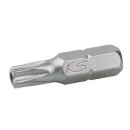 Ks Tools 911.2283 (x5pcs) screwdriver bits ks torx perforated 10 - Training 6,35 - Length 25 mm - grey