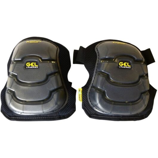 Kuny's KP-367 Adjustable Airflow Gel Knee Pads with Layered Comfort Fit