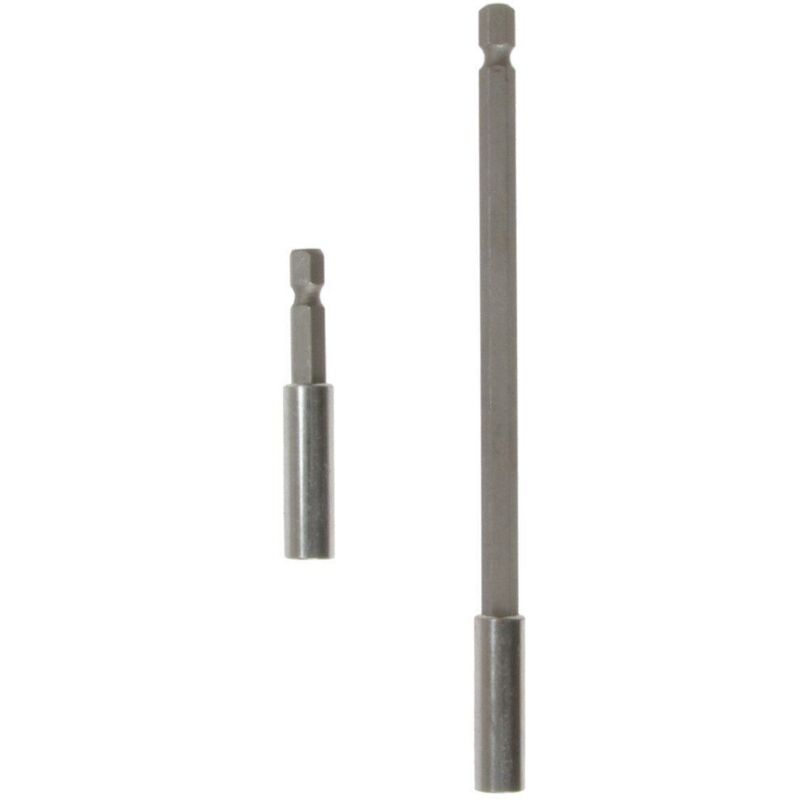Magnetic Extension Bit Holder 60 & 150mm 1/4" Hex Screwdriver Drill Extra Long