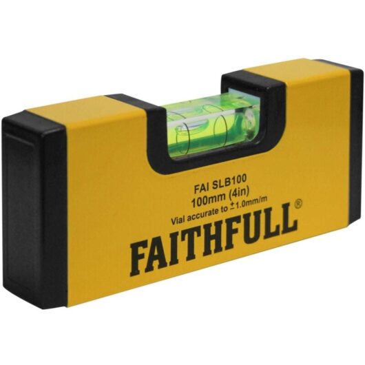 Magnetic Mini Level 100mm FAISLB100 - Faithfull