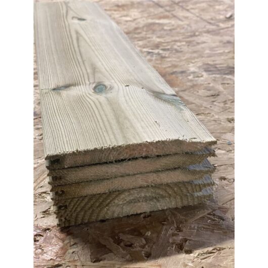 Marlborough - pack of 10 - Deluxe 12mm Pressure Treated Tongue Groove Boards - 3m Length - (121mm Width x 12mm Depth / Thickness)