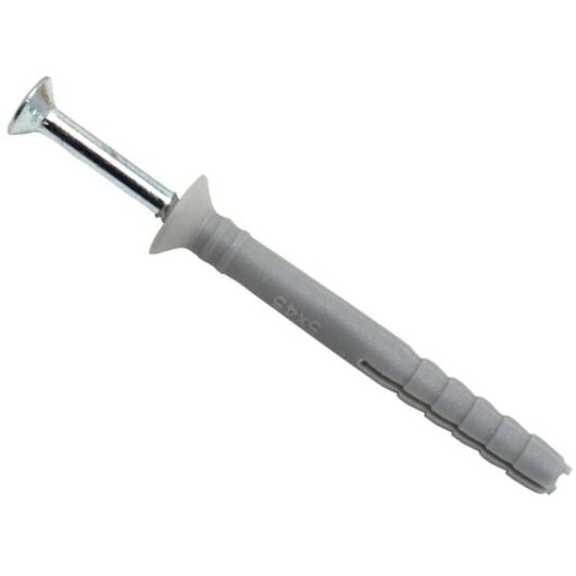 Masonmate 0837M470045 Nylon Hammer-In Fixing 5 x 45mm 200 MAMHF545