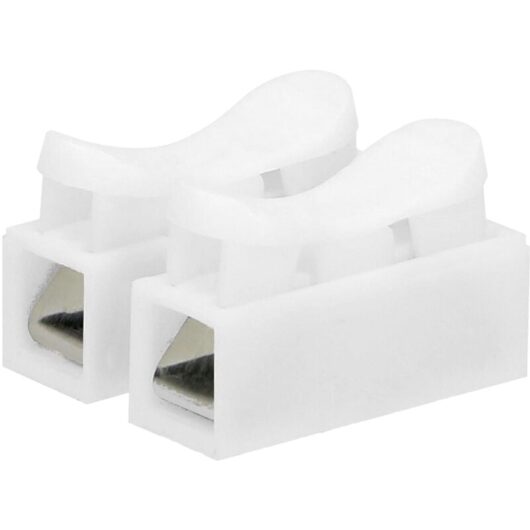 Memkey - Electrical Domino 2 x 2.5 mm² spring connector, conductor section 2.5 mm², iec 250 V/10 a (100 pieces)