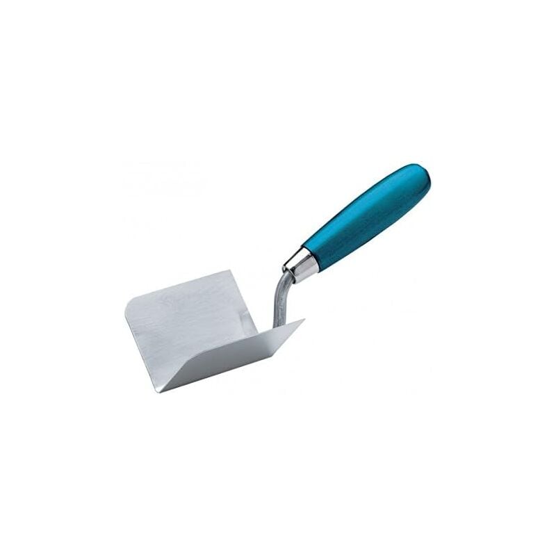 Memkey - Trowel for inside corners with wooden handle 8 x 6 cm