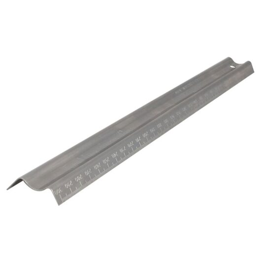 Metric Metal Safety Rule 300mm MAU1774300 - Maun
