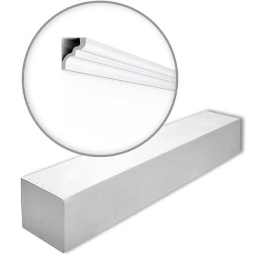 NMC C-box-10 NOMASTYL Noel Marquet 1 Box 10 pieces Cornice moulding contemporary design white 20 m