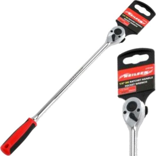 Neilsen - Extra Long Reach Socket Ratchet Quick Release 72 Teeth 304mm 1/4'