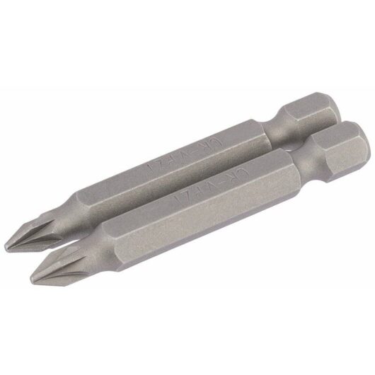 No.3 1/4 Hex. pz Type Insert Bit 100mm Long x 1 (64363) - Draper
