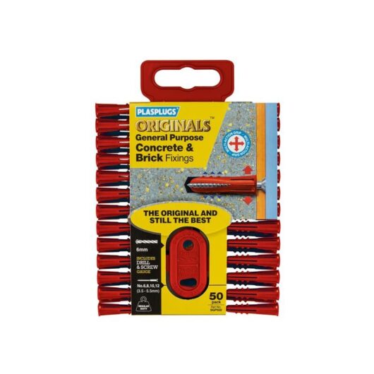 Plasplugs - SGP550 Originals™ General-Purpose Fixings (Pack 50) PLASGP550