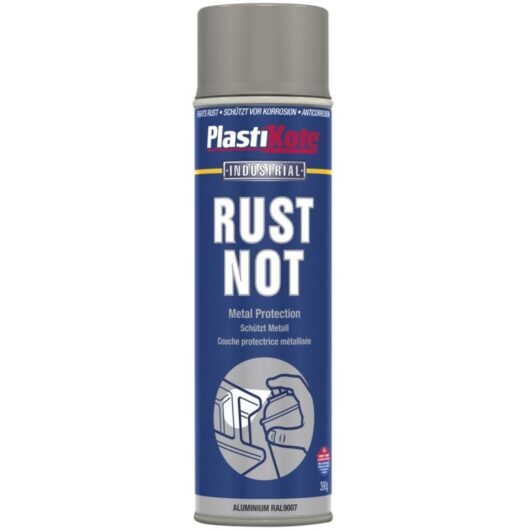 PlastiKote Rust-Resistant Matte Aluminum Spray Paint 500ml (PKT794)