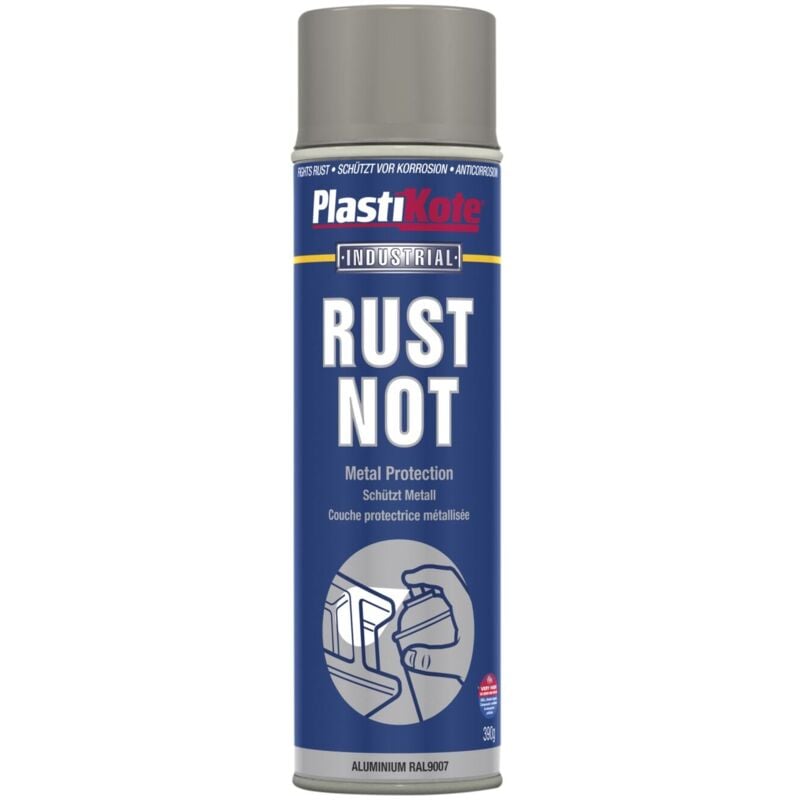 PlastiKote Rust-Resistant Matte Aluminum Spray Paint 500ml (PKT794)