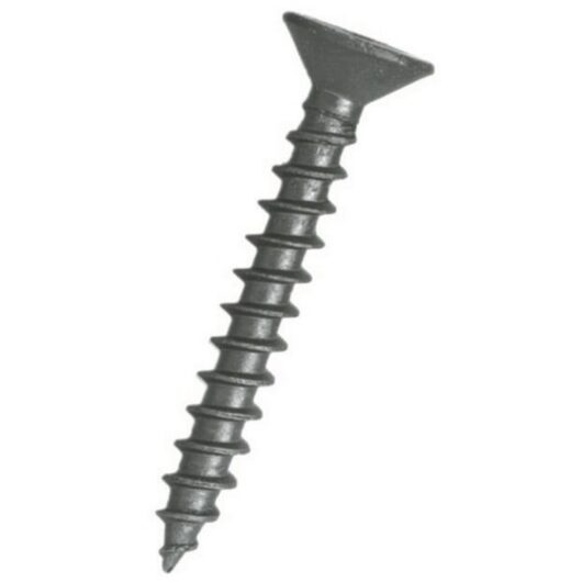 Plombelec - 074750 (x100) screw wood steel galvanized white - pozidriv - Ø4,5x50mm - grey