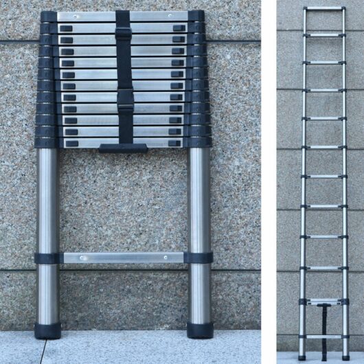 Portable Telescopic Extension Ladder Folding Step Multi-Use Non-Slip Ladders diy
