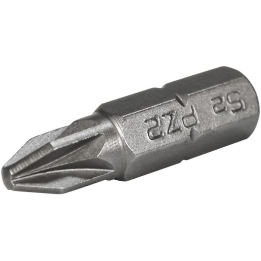 Pozi S2 Grade Steel Screwdriver Bits PZ2 x 25mm (Pack 3) FAISBPZ225 - Faithfull