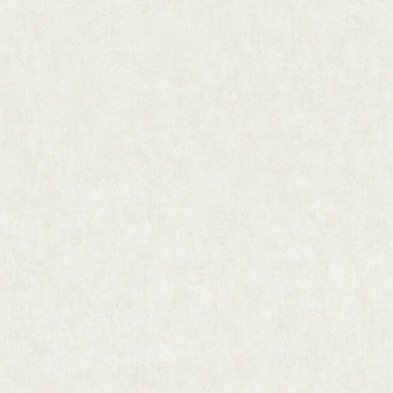 Profhome - Ton-sur-ton wallpaper wall 375351 non-woven wallpaper slightly textured Ton-sur-ton matt white 5.33 m2 (57 ft2)