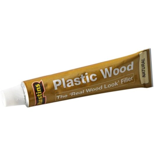 Pwnatu Plastic Wood Tube Natural 20g ruspwtuben - Rustins