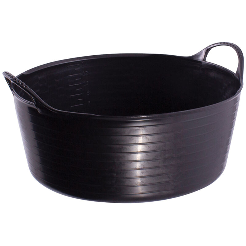 RED - Gorilla Tub Shallow 5 litre - Black - GORSP5GBK
