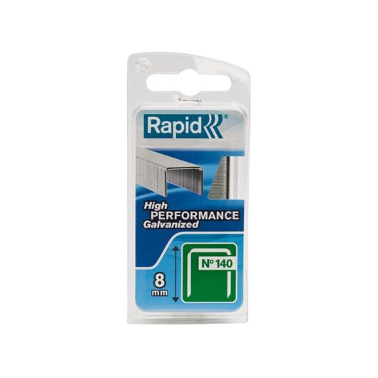 Rapid 40109514 140/8NB 8mm Galvanised Staples (Narrow Box 970) RPD1408NB