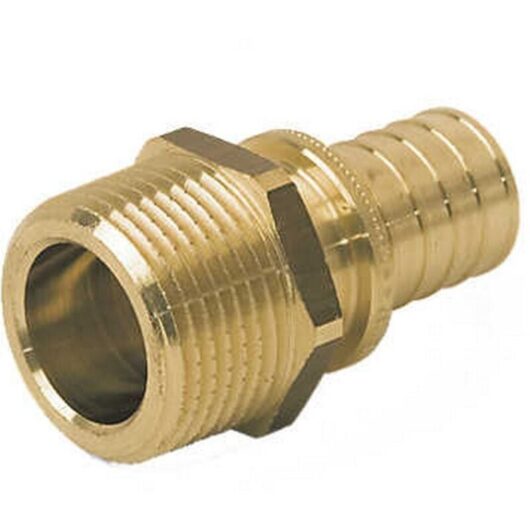 Rehau - 139442-001 - connection straight male 20 - 1/2M - yellow
