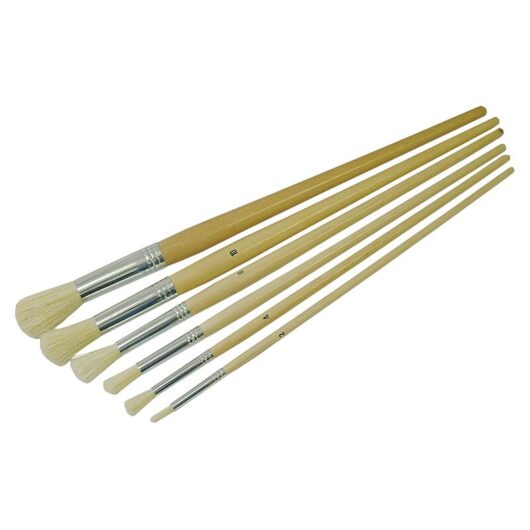 Round Fitch Brush Set. 6 Piece faipbfitrpk - Faithfull