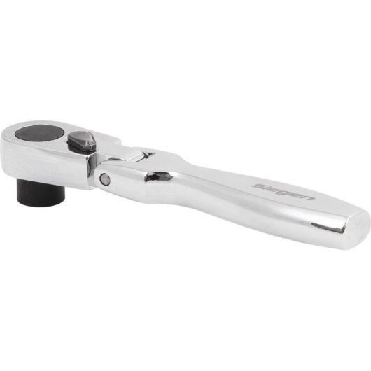 S01253 Siegen Micro Flexi-Head Ratchet Bit Driver 1/4'Hex - Sealey