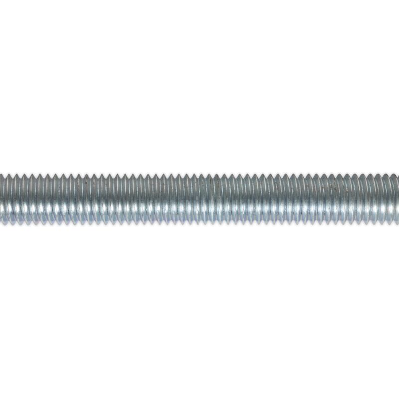 STUD12 Zinc Plated Threaded Rod M12 x 1m - Pack of 5 - Sealey